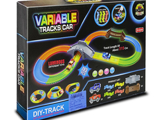 Pista variable tracks de autos luminosos x 183 pzs