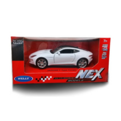 Auto blanco "Welly 1:34 jaguar f-type"