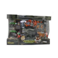 Playset de animales x3 - 56cm