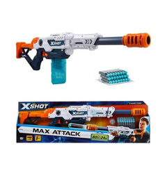 Ametralladora X-SHOT CLIP MAX ATTACK con dardos x24 - comprar online