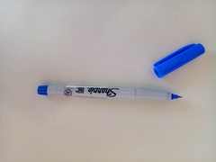 Marcador Sharpie Microfibra color Azul - comprar online