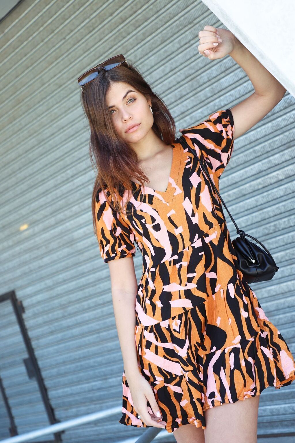 VESTIDO MIRANDA SIMIL LINO ESTAMPADO presencia