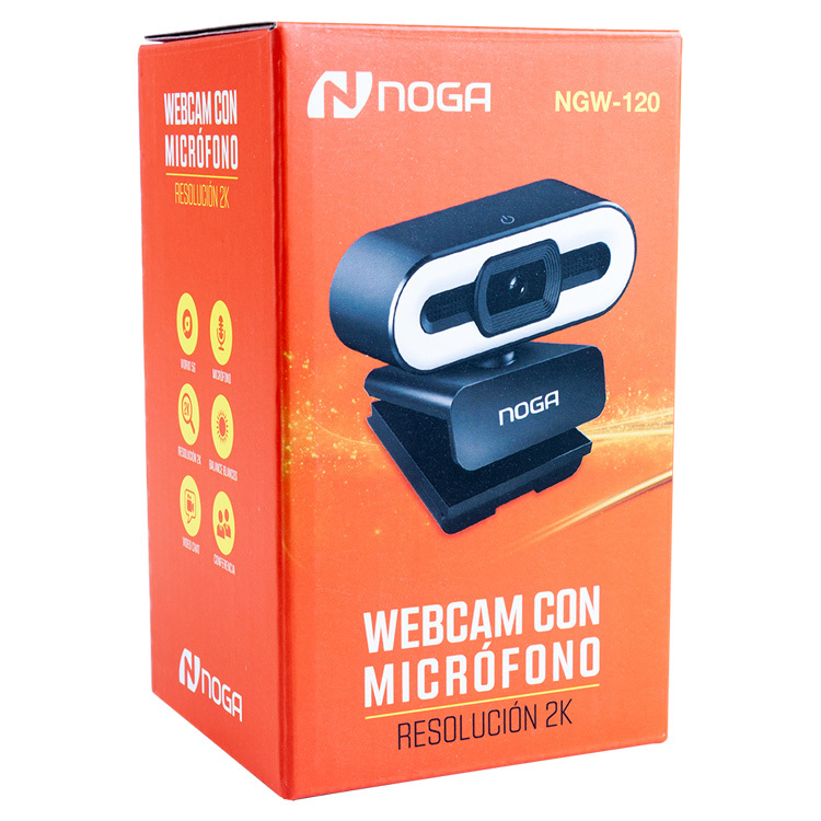 Webcam Ngw 160 Noga Con Micrófono Full Hd 1080p Con Agarre