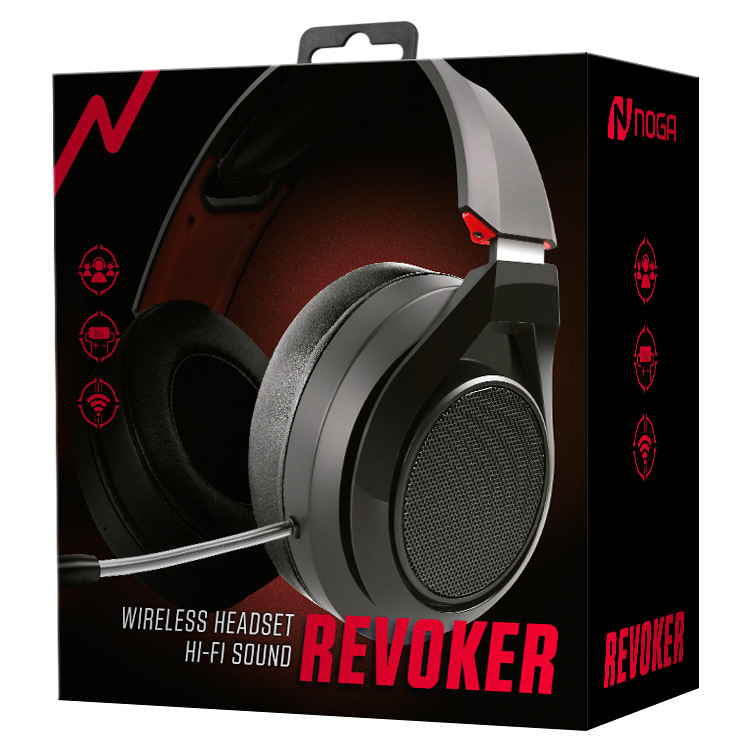 NOGA REVOKER // AURICULARES GAMER INALÁMBRICOS PARA P4, SWITCH Y PC