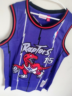 Camiseta Toronto Raptors 15 Carter Temp 1998-99 - Nbastoresm