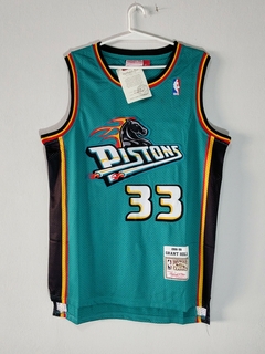 Camiseta Detroit Pistons 33 Temporada 1998-99