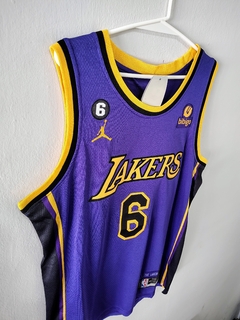 Camiseta Lakers 6 Lebron Violeta en internet