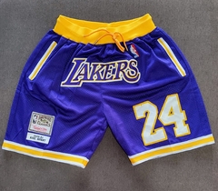 Short Lakers Kobe Bryant 24