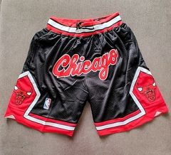 Short Chicago Bulls Retro 1997-98 Negro