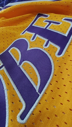 Imagen de Short Lakers Kobe Bryant amarillo