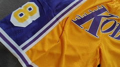 Imagen de Short Lakers Kobe Bryant amarillo