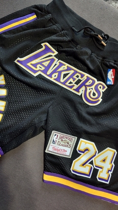 Short Lakers Kobe Bryant Negro - comprar online