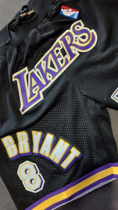 Short Lakers Kobe Bryant Negro - Nbastoresm