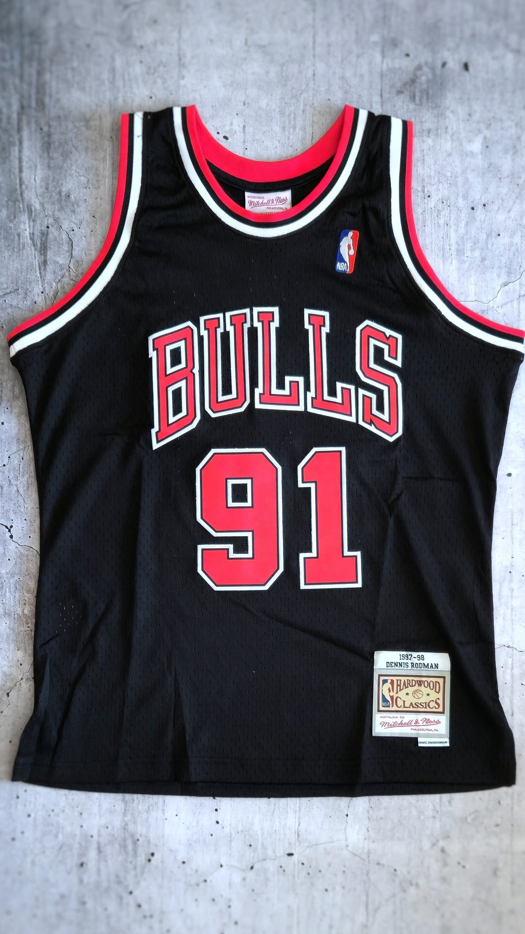 Camiseta rodman negra sale