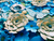 Crepe Fourway Estampado 3D Floral Blue - 95% Poliéster 5% Elastano - 1,47 Metros de Largura - 74g/m² - 104 Tecidos