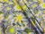 Crepe Fourway Estampado 3D Floral Azul Amarelo - 95% Poliéster 5% Elastano - 1,47 Metros de Largura - 74g/m² - loja online