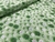 Crepe Fourway Estampado 3D Florzinhas Verde - 95% Poliéster 5% Elastano - 1,47 Metros de Largura - 74g/m²