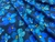 Crepe Fourway Estampado Blue Flowers - 95% Poliéster 5% Elastano - 1,47 Metros de Largura - 74g/m²