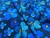 Crepe Fourway Estampado Blue Flowers - 95% Poliéster 5% Elastano - 1,47 Metros de Largura - 74g/m² - 104 Tecidos