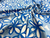 Crepe Fourway Estampado Flores Azuis - 95% Poliéster 5% Elastano - 1,47 Metros de Largura - 74g/m² na internet
