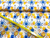 Oxfordine Estampado Limonada - 100% Poliéster - 1,47 Metros de Largura - 100g/m² - 104 Tecidos