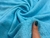 Tecido Felpudo Azul Piscina - 100% Algodão - 1,40 Metros de Largura