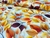 Tricoline Estampada Digital 3D Flores de Outono - 100% Algodão - 1,50 Metros de Largura - 127g/m²