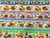 Imagem do Tricoline Estampada Digital 3D Barrada (10 Faixas) Breakfast - 100% Algodão - 1,50 Metros de Largura - 127g/m²