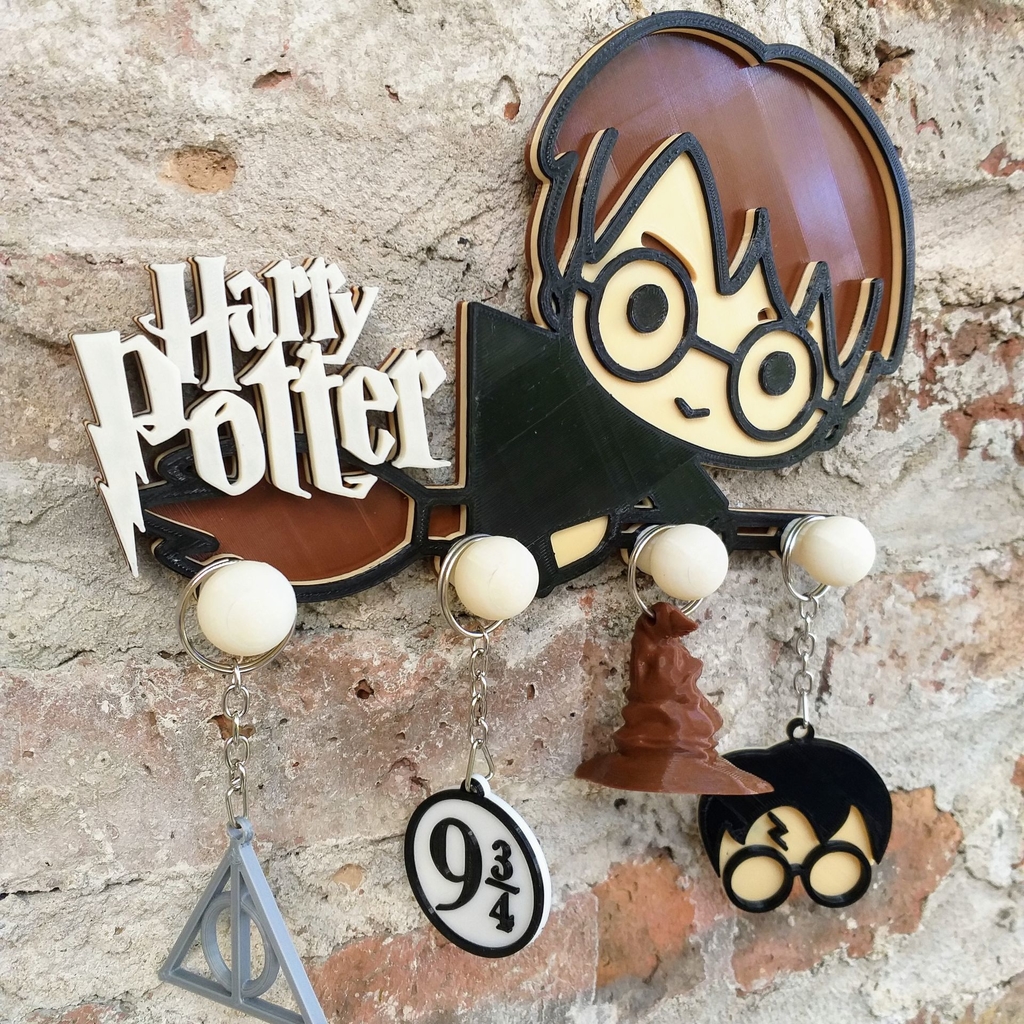 Box Harry Potter Portallaves + 4 llaveros