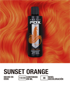 Sunset Orange de Arctic Fox Hair Color
