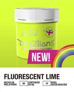 Fluorescent Lime de Directions Hair Colour 88 ml