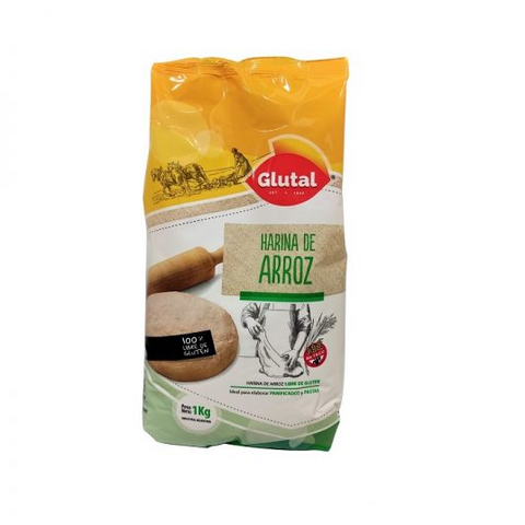 HARINA DE ARROZ SIN TACC - GLUTAL 1KG