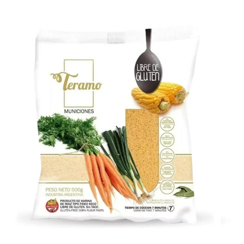 FIDEOS MUNICIONES SIN TACC - TERAMO X 500G