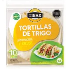 TORTILLAS DE TRIGO TIBAX X 10U