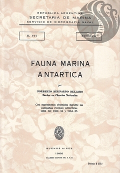 FAUNA MARINA ANTARICA - Norberto Bernardo Bellisio