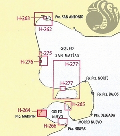 H-264 / Golfo Nuevo. De Punta Arco a Punta Loma. Pto. Madryn