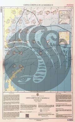 H-5053 / Carta Climática de la NAVAREA VI - INVIERNO