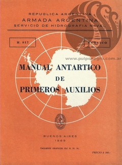 MANUAL ANTÁRTICO DE PRIMEROS AUXILIOS