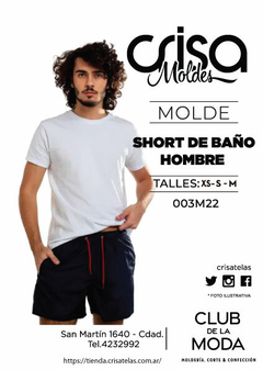 MOLDE SHORT DE BAÑO HOMBRE