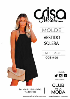 MOLDE VESTIDO SOLERA