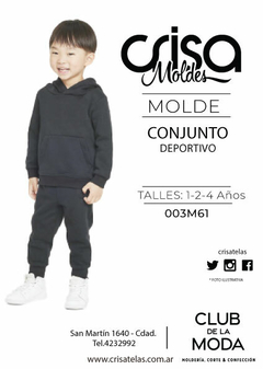 MOLDE CONJUNTO DEPORTIVO INFANTIL