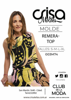 MOLDE REMERA-TOP - comprar online