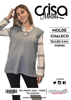 MOLDE CHALECO MUJER