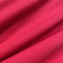 CREEPE DE PUNTO CON LUREX FUCSIA