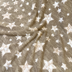 TOWEL ALGODON ESTRELLITAS BEIGE - comprar online