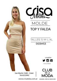 MOLDE TOP Y FALDA