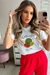 Camiseta Watermelon | T-shirt Tradicional de Algodão Plus size - loja online