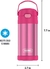 Garrafa Térmica - Thermos - 355ml - Rosa - loja online