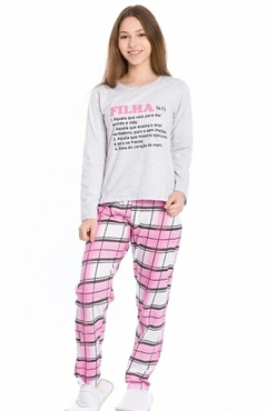 Pijama Juvenil Feminino MAE E FILHA Daisy Days - comprar online