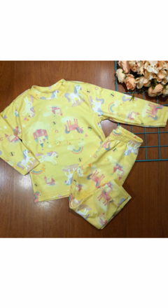 Pijama Infantil Menina em Microsoft Estampa Unicórnio - comprar online